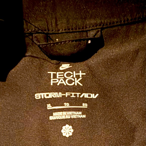 Nike Tech Pack Storm-FIT ADV Mens Size XL Gore-Tex Heavy Black Parka Jacket - Picture 5 of 6